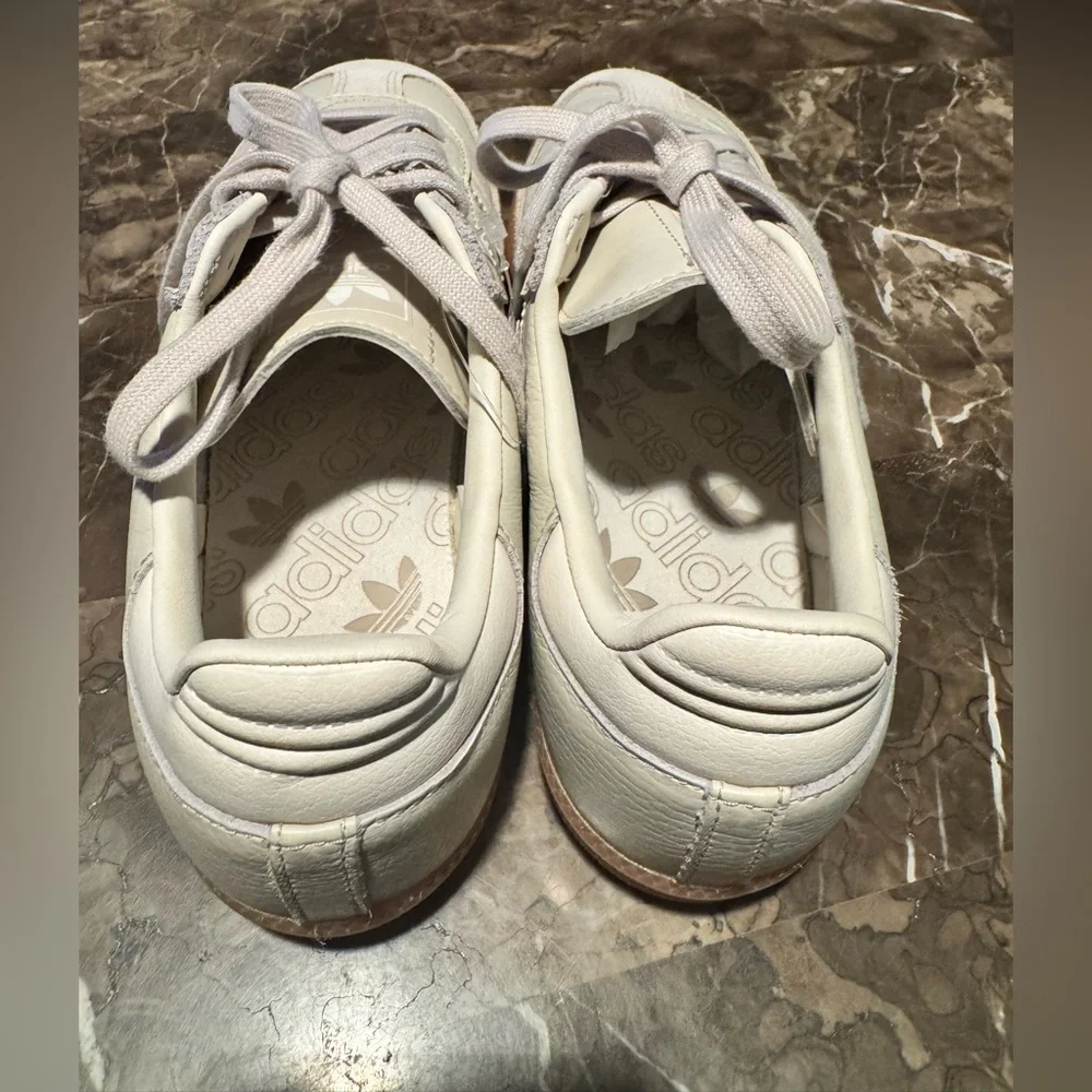 Adidas Samba Sneakers in Light Tan and Beige - Picture 15 of 17